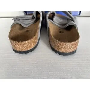 Birkenstock KYOTO Taupe Suede + Nubuck Leather Gray Size 44 Euro Men  US 11 Kyoto Nubuck-Suede Leather in Color Taupe | BIRKENSTOCK US main image 3